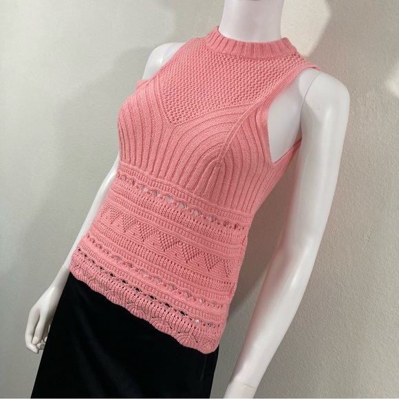 Zara Pink Sweater Top Size Small - Picture 2 of 9